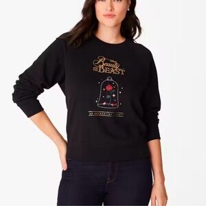 Kate Spade Beauty and the Beast Black Crew Neck Sweater